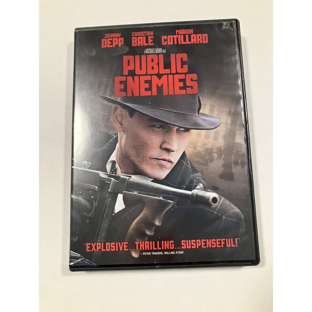 Public Enemies Movie DVD Johnny Depp Christian Bale Tested